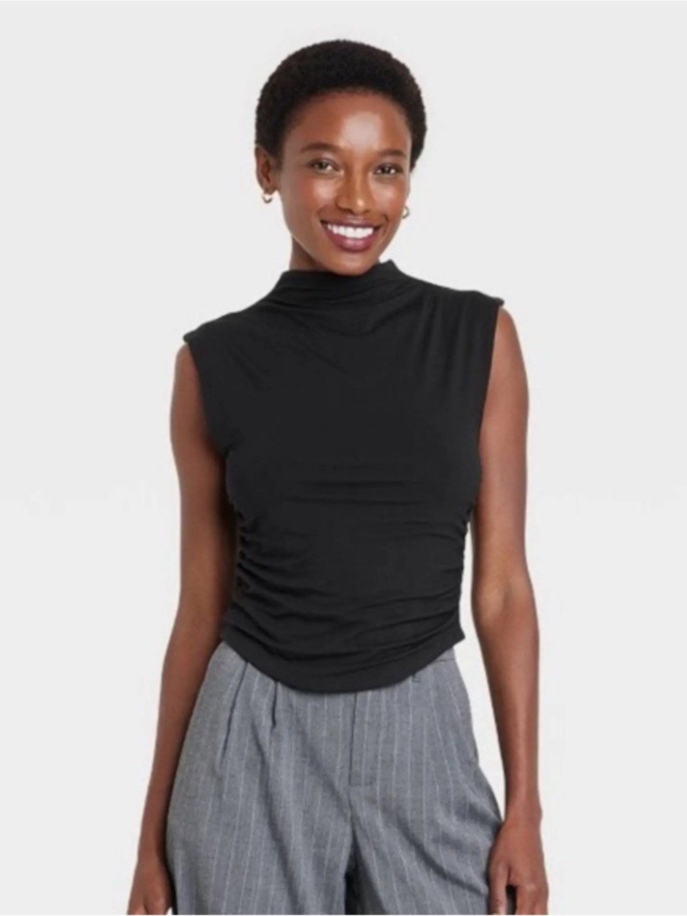 A New Day Ruched Top sz XXL